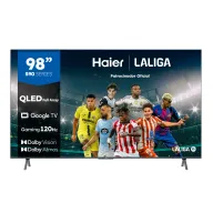Smart TV Haier QLED 4K UHD 98" con Dolby Atmos y Google TV