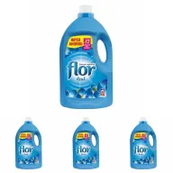 Suavizante concentrado Flor, aroma azul - Paquete de 4