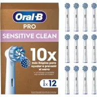 Recambios de Cabezales Oral-B Pro Sensitive Clean, 12 Pack