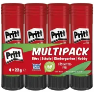 Barras Pritt de pegamento 22gr, paquete de 4