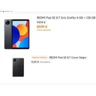 Xiaomi Redmi Pad SE 8.7 128GB + Funda GRATIS (Con mi points 72€)