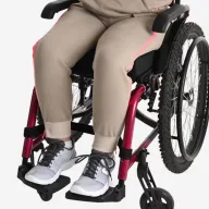 Pantalón jogger beige para niños con cremallera fácil Decathlon