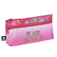 Estuche rosa Busquets Pink Jungle doble
