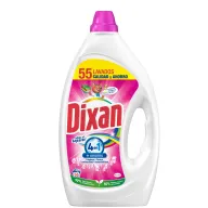 Dixan Gel 4+1, Detergente Líquido 55 Lavados para Lavadora
