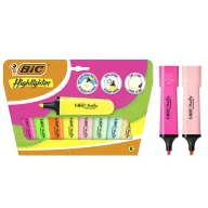 Fluorescentes BIC pastel y neón - Pack de 8 unidades