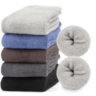 Calcetines Térmicos de Lana para Mujer - 5 Pares de Invierno