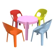 Mesa Infantil con 4 Sillas Niños | Conjunto Resol Rita