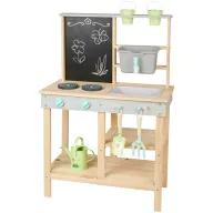 Juguete de madera: cocina exterior para niños