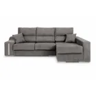 Chaiselongue OSCAR Gris Oscuro 265 cm Derecha