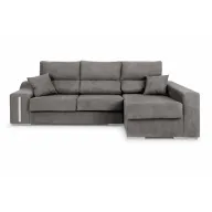 Chaiselongue OSCAR Gris Oscuro 265 cm Derecha