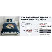 Edredón Oficial Real Madrid CF para Cama 90-105