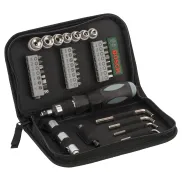 Maletín de 38 piezas para atornillar Bosch Compact