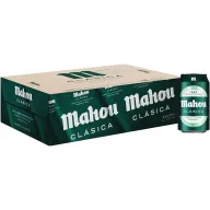 Pack de 24 latas Mahou clásica - Cerveza rubia al 70%