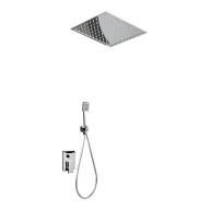 Ducha empotrada Imex Volga con rociador 25x25cm en cromo