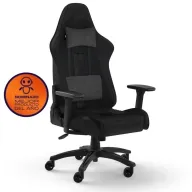 Silla Gaming Negra Corsair TC100 RELAXED v2 con Cojín y Almohada