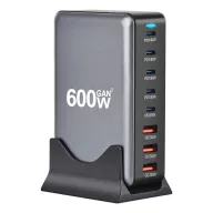 Cargadores de escritorio GaN 320W-600W, 8 puertos PD