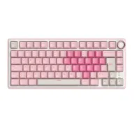 Teclado Hot Swap Royal Kludge R75 Melody Pink Cream