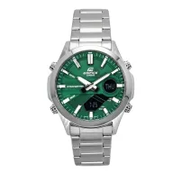 Reloj Edifice Casio de acero con esfera verde EFV-C120D-3A
