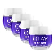 Crema de noche Olay: Pack de 4 con Retinol