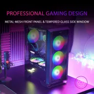 Caja ATX Mars Gaming MCC Front Mesh Negra