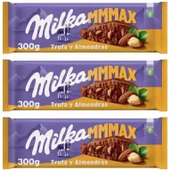 Milka MMMAX Tableta de Chocolate con Leche, Trufa y Almendras 3x300gr