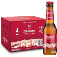 Cerveza Tradicional Alhambra 12x 25cl