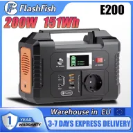 Flashfish E200 Estación de Energía Portátil 200W 151Wh