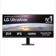 Monitor Curvo LG UltraWide 34'' 2K, IPS, 100 Hz, Negro