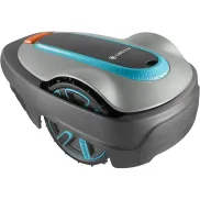 Cortacésped Robot Gardena 15001-34, silencioso y fácil de limpiar.
