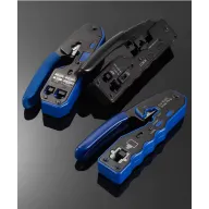 Crimpadora de conectores Cat6 y herramientas de red