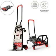 Plegable carretilla para facilitar el transporte.