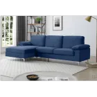Sofá Azul LUSINA REVERSIBLE Chaiselongue