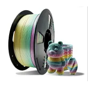 Filamento Degradado Arcoíris PLA Silk 1.75mm 1kg Doble Color