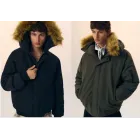 Chaquetón negro de invierno Housebrand por 17,99€ 