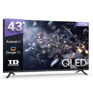 Televisor QLed 4K 43" con Hey Google - TD Systems K43DLC21GLQ