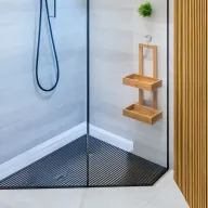 Organizador de ducha de bambú con 2 bandejas - WELL HOME