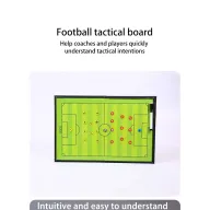 Pizarra Magnética Plegable de Fútbol con Fichas y Rotulador