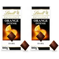 Chocolate negro con naranja 2x100gr Lindt EXCELLENCE
