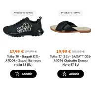 Tallas sueltas BAGATT desde 17,99€ en descripción.