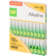 Pilas GP AAA 30 unidades a 0,23 € cada una