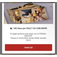 100 Fotos 10x15 por solo 12€