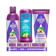 Hidratación y Brillo: Pack Aussie SOS Blonde