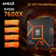AMD Ryzen 5 7600X, 6 núcleos, 4,7 GHz, solo 86,44€