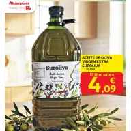 Aceite Suroliva Virgen Extra 5L en garrafa