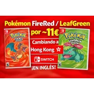 Pokémon en Nintendo Switch: Rojo Fuego y Verde Hoja por ~11€