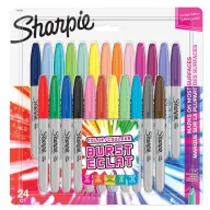 Pack de 24 rotuladores permanentes punta fina Sharpie