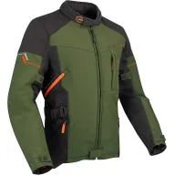 Chaqueta textil de motocicleta Bering Cobalt en kaki o negro