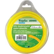 Desbrozadora Riegolux Hilo de Nylon 1,6 mm x 25 m