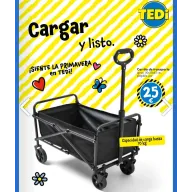 Transporte plegable en carro