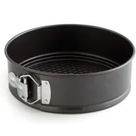 Molde Redondo Desmontable Quid Sweet Grey, 20 cm, Negro